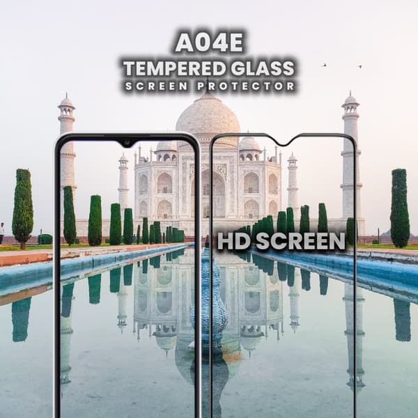 Samsung Galaxy A04E - Härdat Glas 9H - Super Kvalitet 3D Skärmskydd