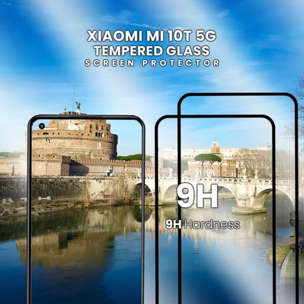 2-Pack Xiaomi Mi 10T 5G - Härdat Glas 9H - Super kvalitet 3D Skärmskydd