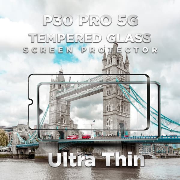 Huawei P30 Pro 5G - Härdat Glas 9H – Super kvalitet 3D Skärmskydd