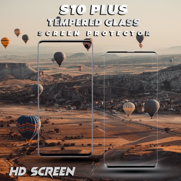Samsung Galaxy S10 Plus - Härdat Glas 9H – 3D Skärmskydd - Super kvalitet