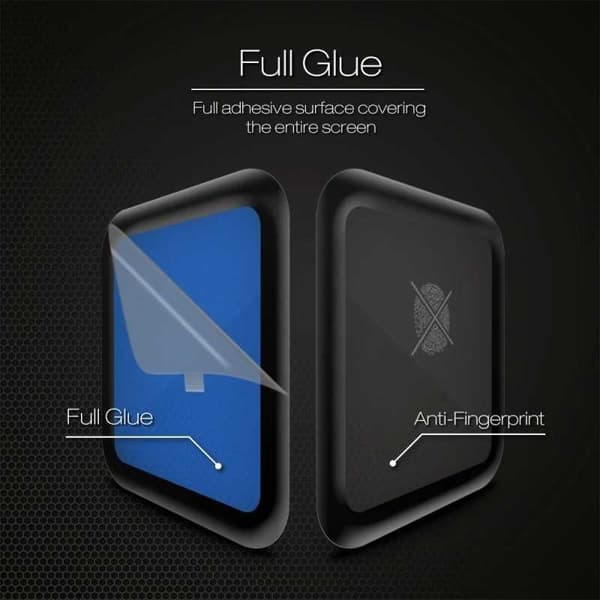 2-PACK Fitbit Sense 2 / Versa 4 Hærdet glas FullFrame 3D 0,2 mm 9H