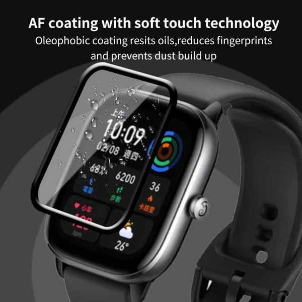2-PACK Amazfit GTS 4 Mini Hærdet glas FullFrame 3D 0,2 mm 9H