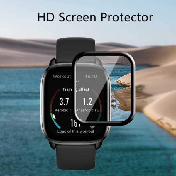2-PACK Amazfit GTS 4 Mini Hærdet glas FullFrame 3D 0,2 mm 9H