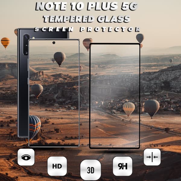 Samsung Galaxy Note 10 Plus 5G - Härdat Glas 9H – 3D Skärmskydd - Super kvalitet