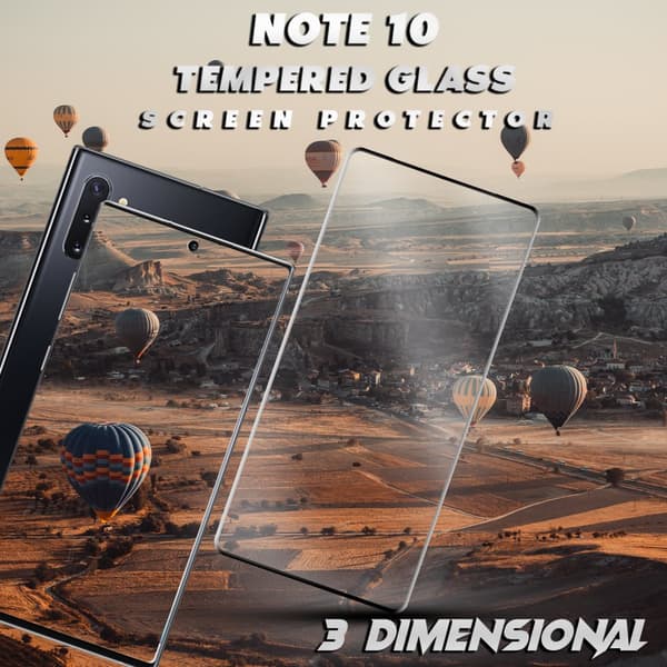 Samsung Galaxy Note 10 - Härdat Glas 9H – 3D Skärmskydd - Super kvalitet