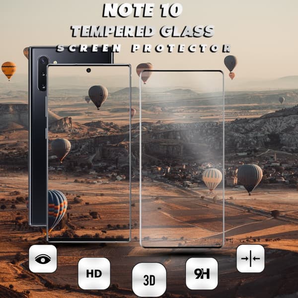 Samsung Galaxy Note 10 - Härdat Glas 9H – 3D Skärmskydd - Super kvalitet