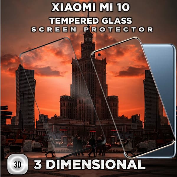 Xiaomi Mi 10 - Härdat Glas 9H - Super kvalitet 3D Skärmskydd