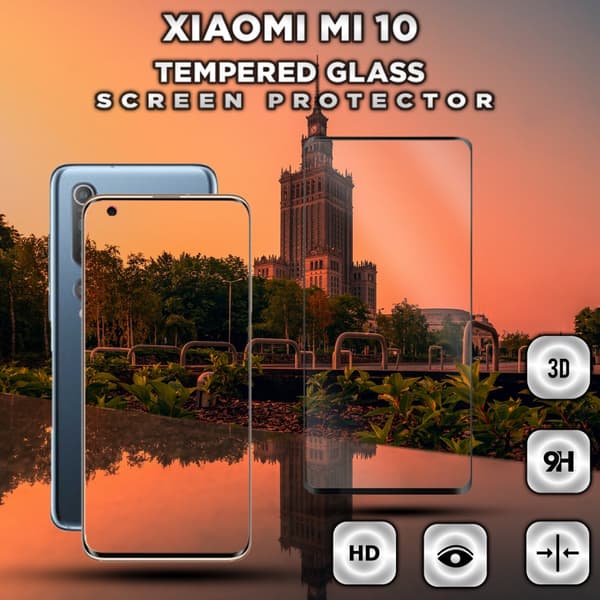 Xiaomi Mi 10 - Härdat Glas 9H - Super kvalitet 3D Skärmskydd