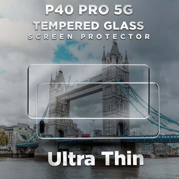 Huawei P40 Pro 5G - Härdat Glas 9H – Super kvalitet 3D Skärmskydd