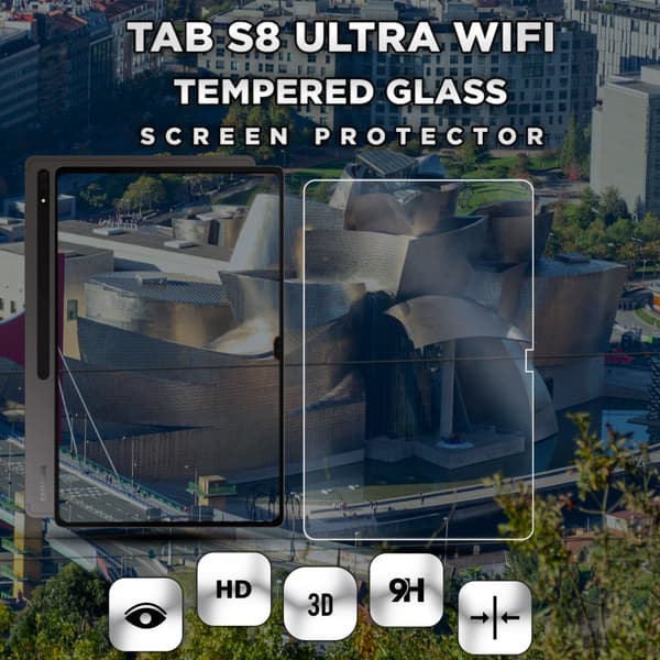 Samsung Galaxy Tab S8 Ultra WiFi- Härdat Glas 9H - Super Kvalitet Skärmskydd