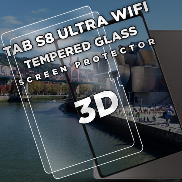 2-Pack Samsung Galaxy Tab S8 Ultra WiFi- Härdat Glas 9H - Super Kvalitet Skärmskydd