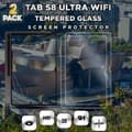 Miniatyrbild 1 av 5: 2-Pack Samsung Galaxy Tab S8 Ultra WiFi- Härdat Glas 9H - Super Kvalitet Skärmskydd