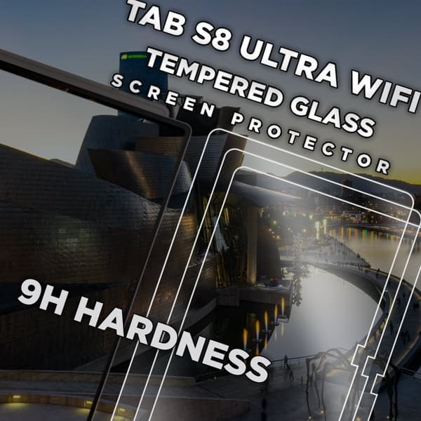 3-Pack Samsung Galaxy Tab S8 Ultra WiFi- Härdat Glas 9H - Super Kvalitet Skärmskydd