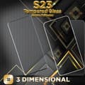 Miniatyrbild 4 av 5: Samsung S23 - 9H Härdat Glass - 3D Super Kvalitet Skärmskydd
