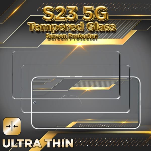 2-Pack Samsung S23 5G - 9H Härdat Glass - 3D Super Kvalitet Skärmskydd