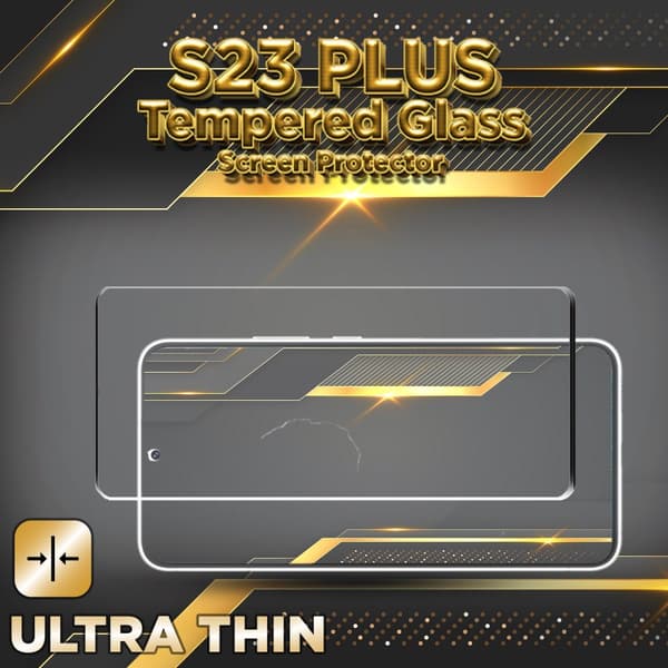 Samsung S23 Plus - 9H Härdat Glass - 3D Super Kvalitet Skärmskydd