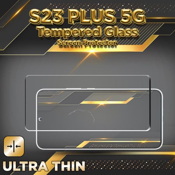 Samsung S23 Plus 5G - 9H Härdat Glass - 3D Super Kvalitet Skärmskydd