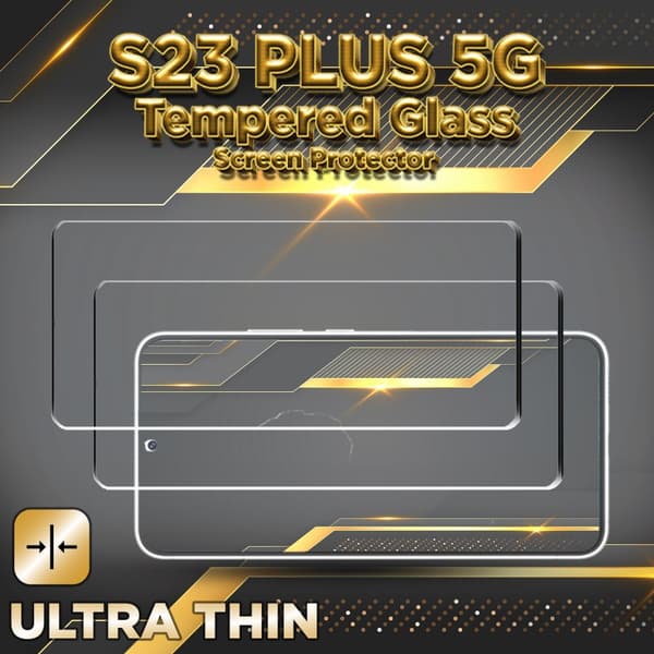 2-Pack Samsung S23 Plus 5G - 9H Härdat Glass - 3D Super Kvalitet Skärmskydd