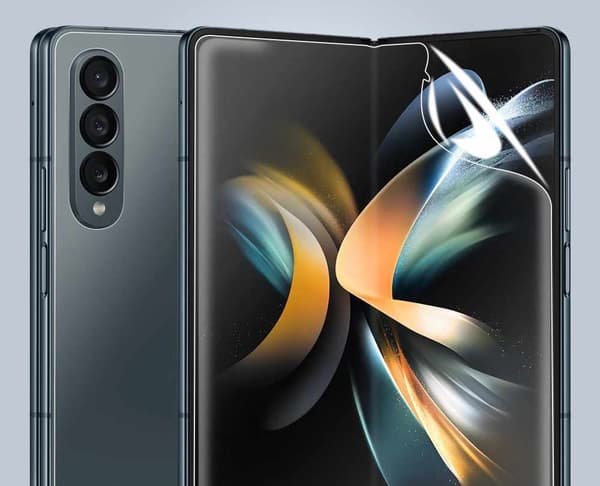Samsung Galaxy Z Fold 4 - Pehmeä suojakalvo kolme kappaletta