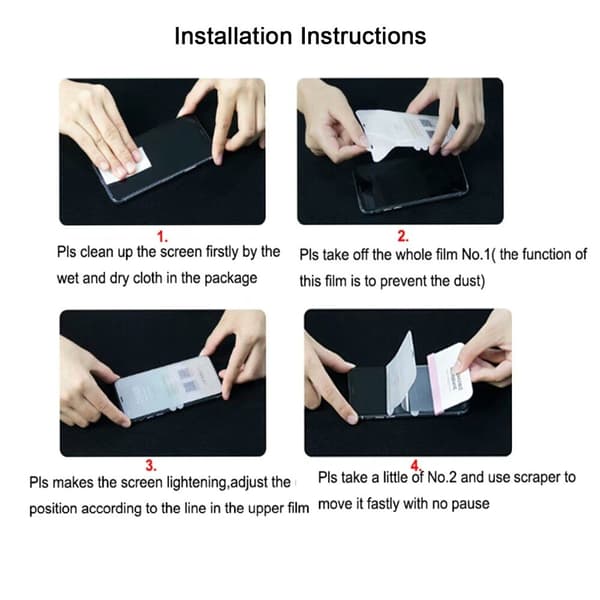 Samsung Galaxy Z Fold 4 - Pehmeä suojakalvo kolme kappaletta