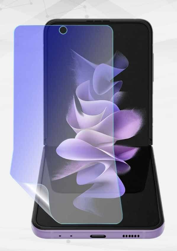Samsung Galaxy Z Flip 3 - Blød beskyttelsesfilm i ét stykke