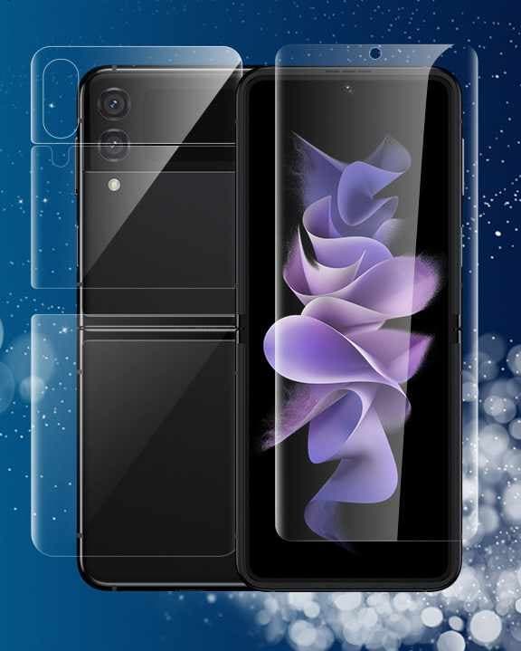 Samsung Galaxy Z Flip 4 - Pehmeä suojakalvo Neljä kappaletta
