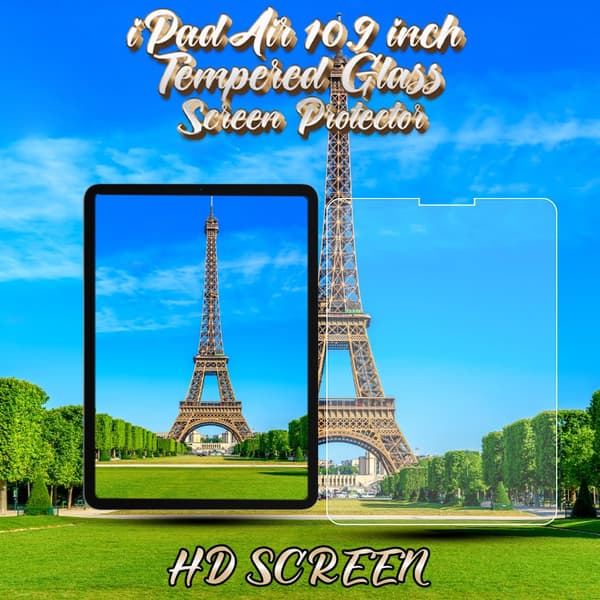 Apple iPad AIR (10.9 Inch) - Härdat Glas 9H - Super Kvalitet Skärmskydd