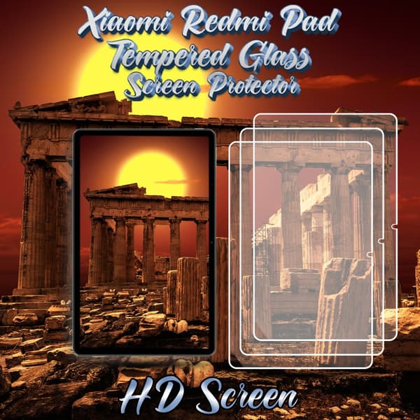 3-Pack Xiaomi Redmi Pad - Härdat Glas 9H - Super Kvalitet Skärmskydd