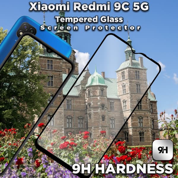 Xiaomi Redmi 9C (5G) - Härdat Glas 9H - Super kvalitet 3D Skärmskydd