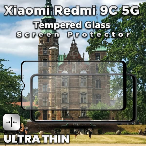 Xiaomi Redmi 9C (5G) - Härdat Glas 9H - Super kvalitet 3D Skärmskydd