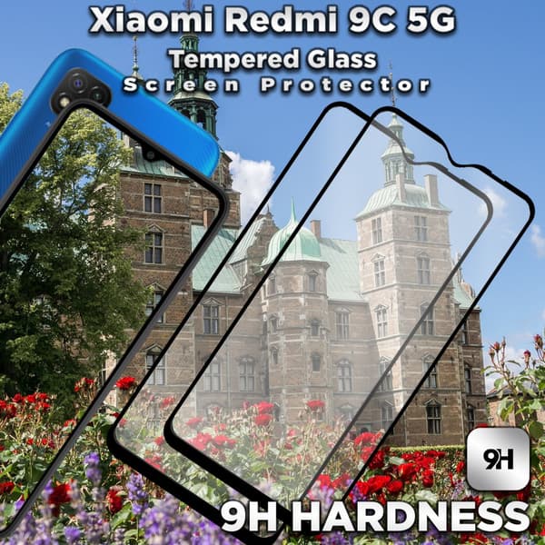 2-Pack Xiaomi Redmi 9C 5G - Härdat Glas 9H - Super kvalitet 3D Skärmskydd
