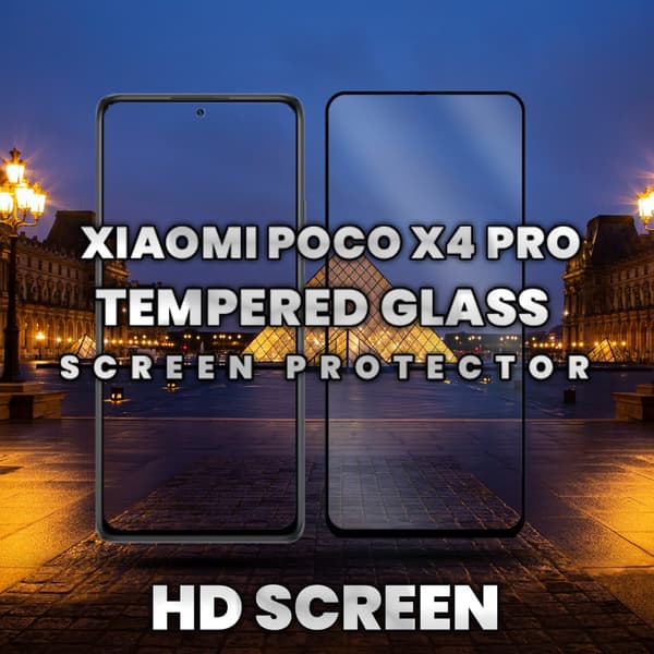 Xiaomi POCO X4 Pro - Härdat Glas 9H - Super kvalitet 3D Skärmskydd