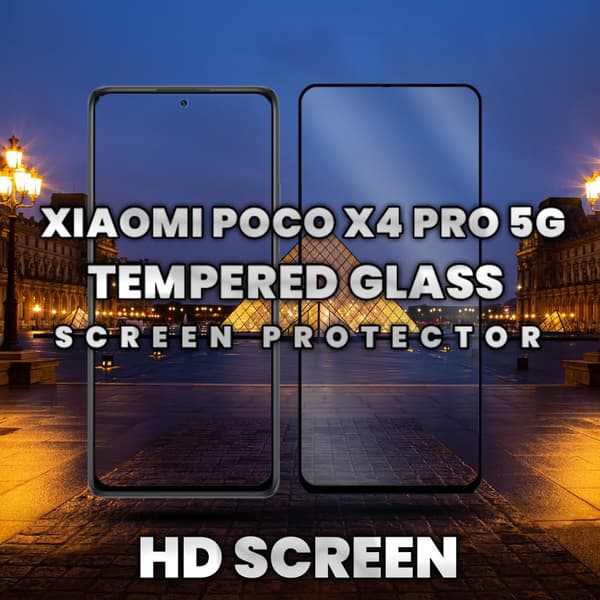 Xiaomi POCO X4 Pro 5G - Härdat Glas 9H - Super kvalitet 3D Skärmskydd