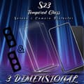 Miniatyrbild 4 av 5: 2-Pack Samsung S23 Skärmskydd & 2-Pack linsskydd - Härdat Glas 9H - Super kvalitet 3D
