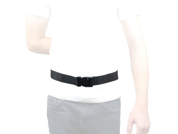 Mobilis - Höftbälte - justerbart 70 till 135 cm - svart