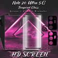 Miniatyrbild 2 av 5: 2-Pack Samsung Note 20 Ultra 5G Skärmskydd & 2-Pack linsskydd - 9H GLAS