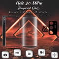 Miniatyrbild 1 av 5: 1-Pack Samsung Note 20 Ultra Skärmskydd & 1-Pack linsskydd - 9H GLAS