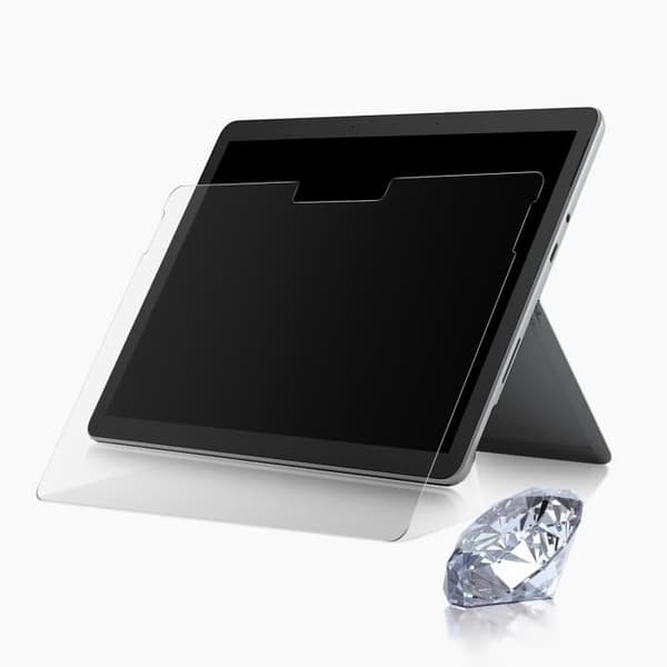 Härdat glas - AVIZAR - Microsoft Surface Go 10.1 och Go 2 - Hårdhet 9H - Ultra-tunn - Anti-spår
