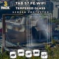 Miniatyrbild 1 av 5: 3-Pack Samsung Galaxy Tab S7 FE (WiFi) - Härdat Glas 9H - Super Kvalitet Skärmskydd