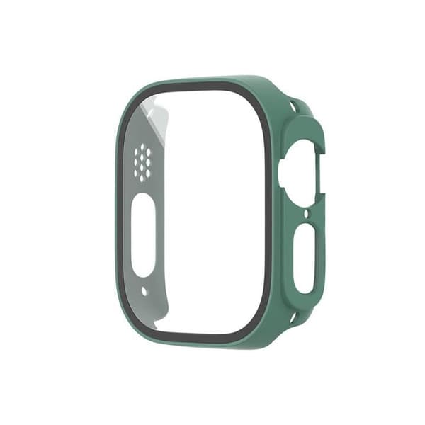Heltäckande Skal till Apple Watch 8 Ultra Härdat glas 49mm GRÖN