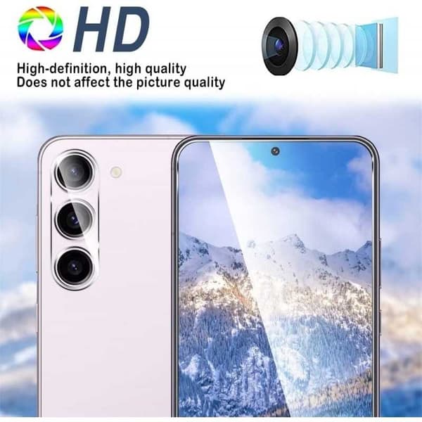 Samsung S23 Kamera Linsskydd Härdat Glas