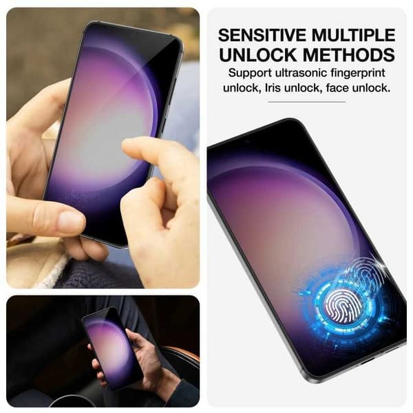 2-PACK Samsung S23 Plus Härdat Glas 0.26mm 9H Fullframe