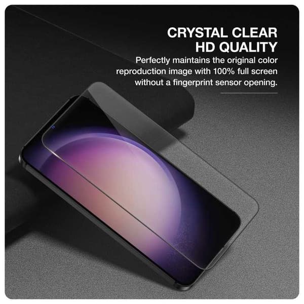 2-PACK Samsung S23 Plus Härdat Glas 0.26mm 9H Fullframe