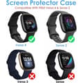 Miniatyrbillede 2 af 7: 2-PACK Full Cover Fitbit Sense 2 / Versa 4