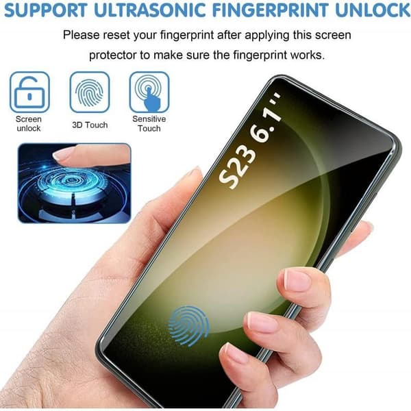 Samsung S23 FullFrame 0,26 mm 2,5D 9H karkaistu lasi