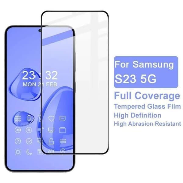 Samsung S23 FullFrame 0,26 mm 2,5D 9H karkaistu lasi