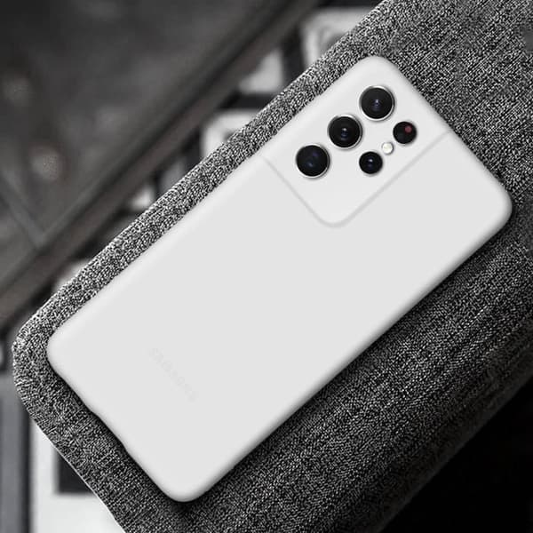 Samsung Galaxy S21 Ultra Soft Touch Silikon Skal Original grå