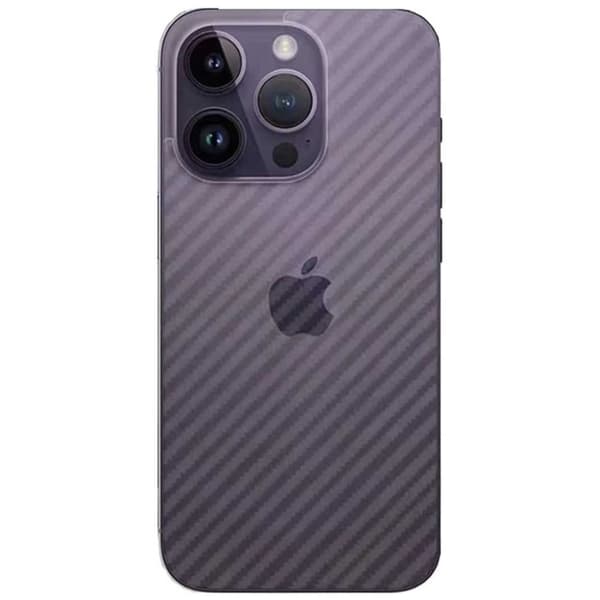 iPhone 13 Skyddsfilm för Baksida Kolfiber Carbon Skin
