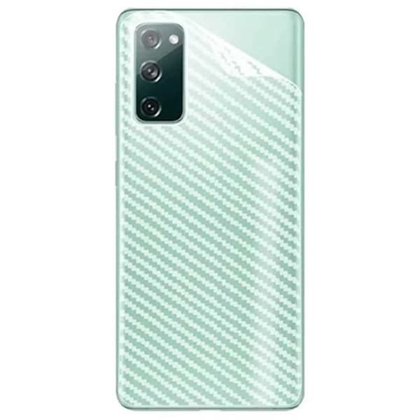 Galaxy S20 FE Skyddsfilm för Baksida Kolfiber Vinyl Skin
