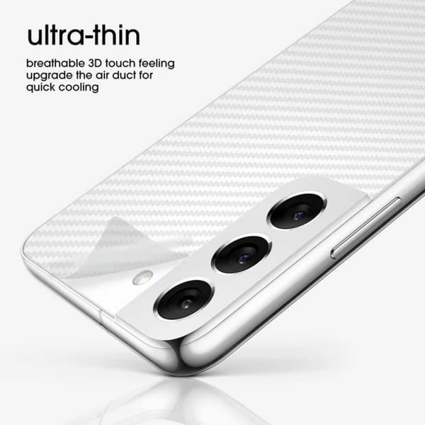 Galaxy S22 Plus -suojakalvo selkähiilikuituvinyyliholle